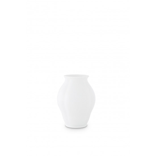 Vase in Barockform hoch 15cm, Weiß