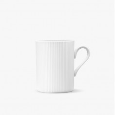 Mug white 0,25l, Plissée