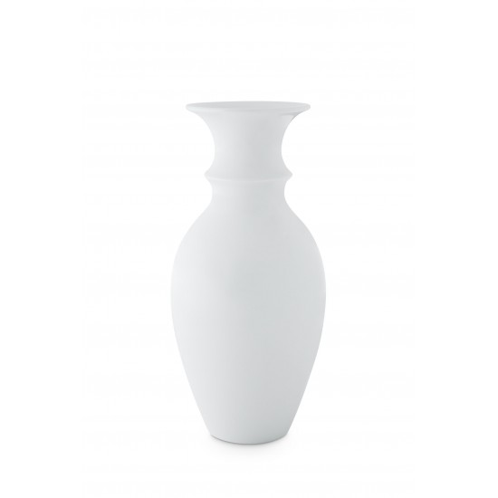 Vase Powolny 35cm, Weiß